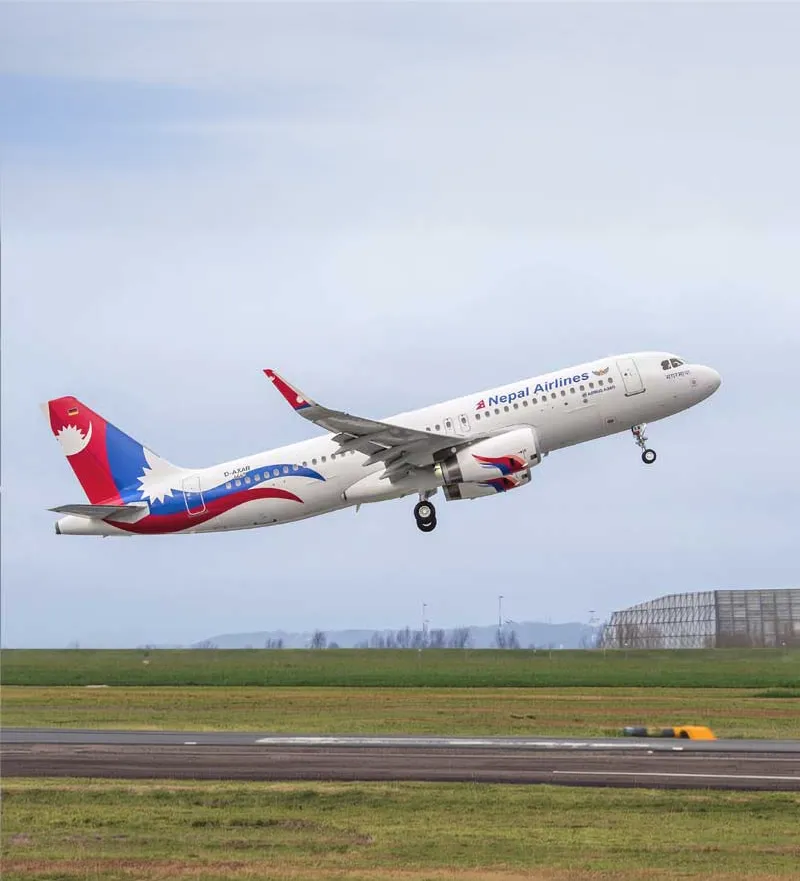 Airplane taking off