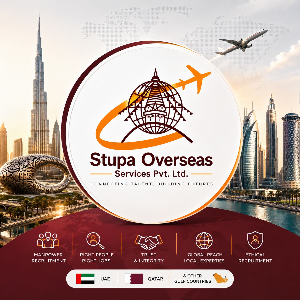 Stupa Overseas — connecting talent across the Gulf